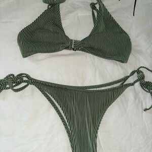 Zaful Green Bikini